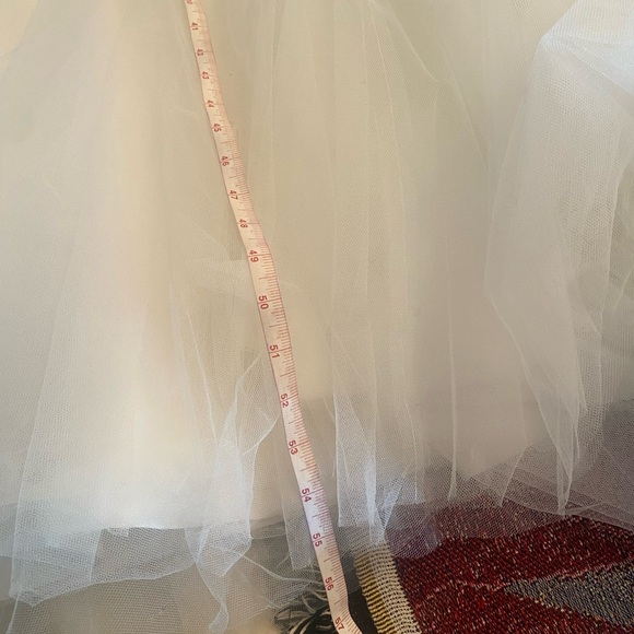 Pnina Tornai White and Silver Wedding Dress